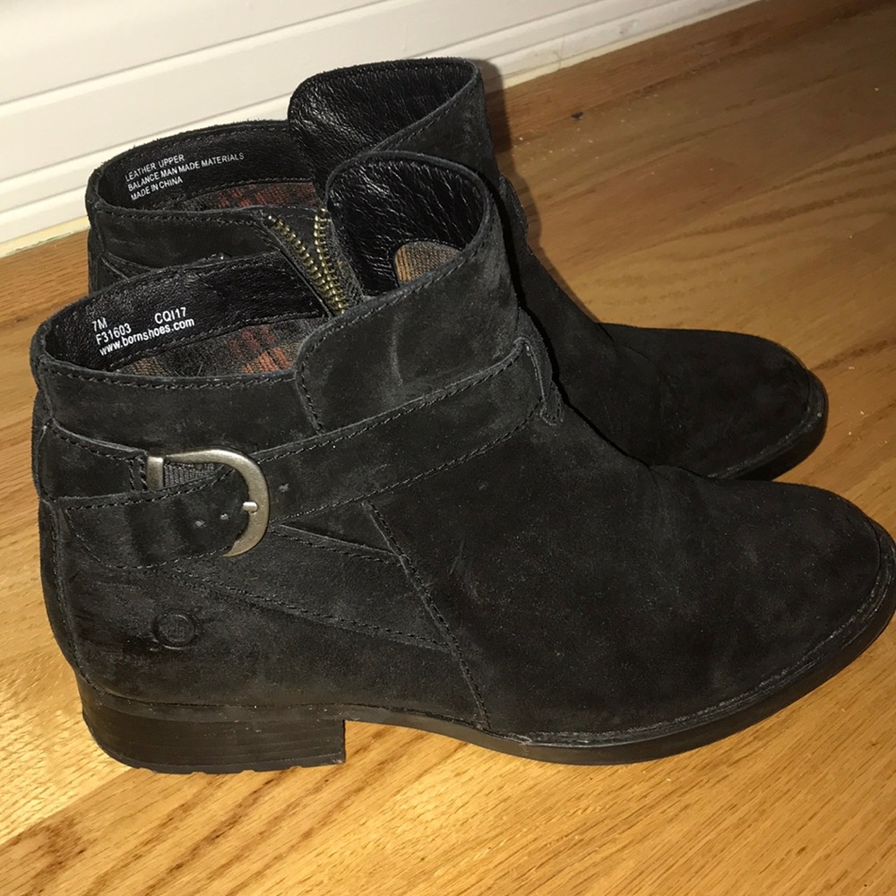 Born Jorgette Buckle Strap Bootie size 7 M